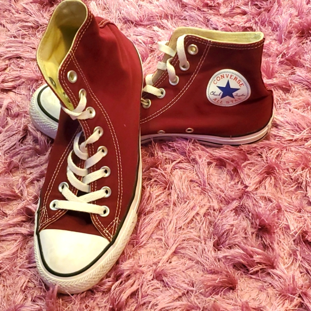Maroon Converse